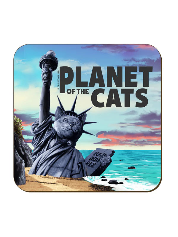 Horror / Movie / Music Funny Cat Coaster - Choice of Design