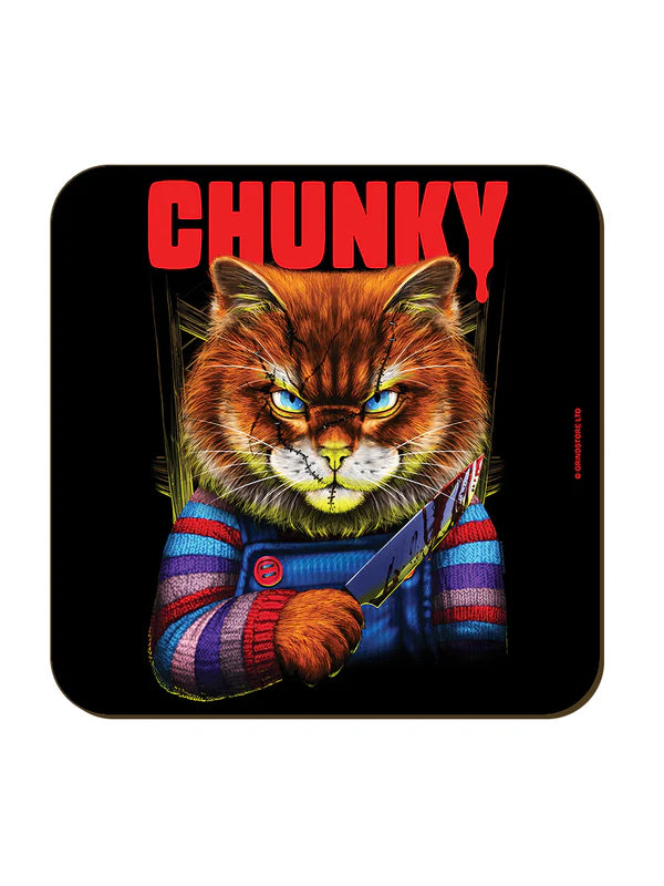 Horror / Movie / Music Funny Cat Coaster - Choice of Design