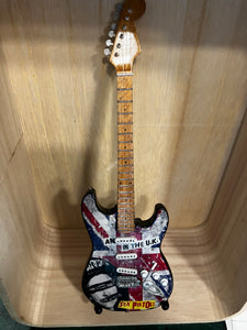 Handmade replica guitar with stand - choice of artist