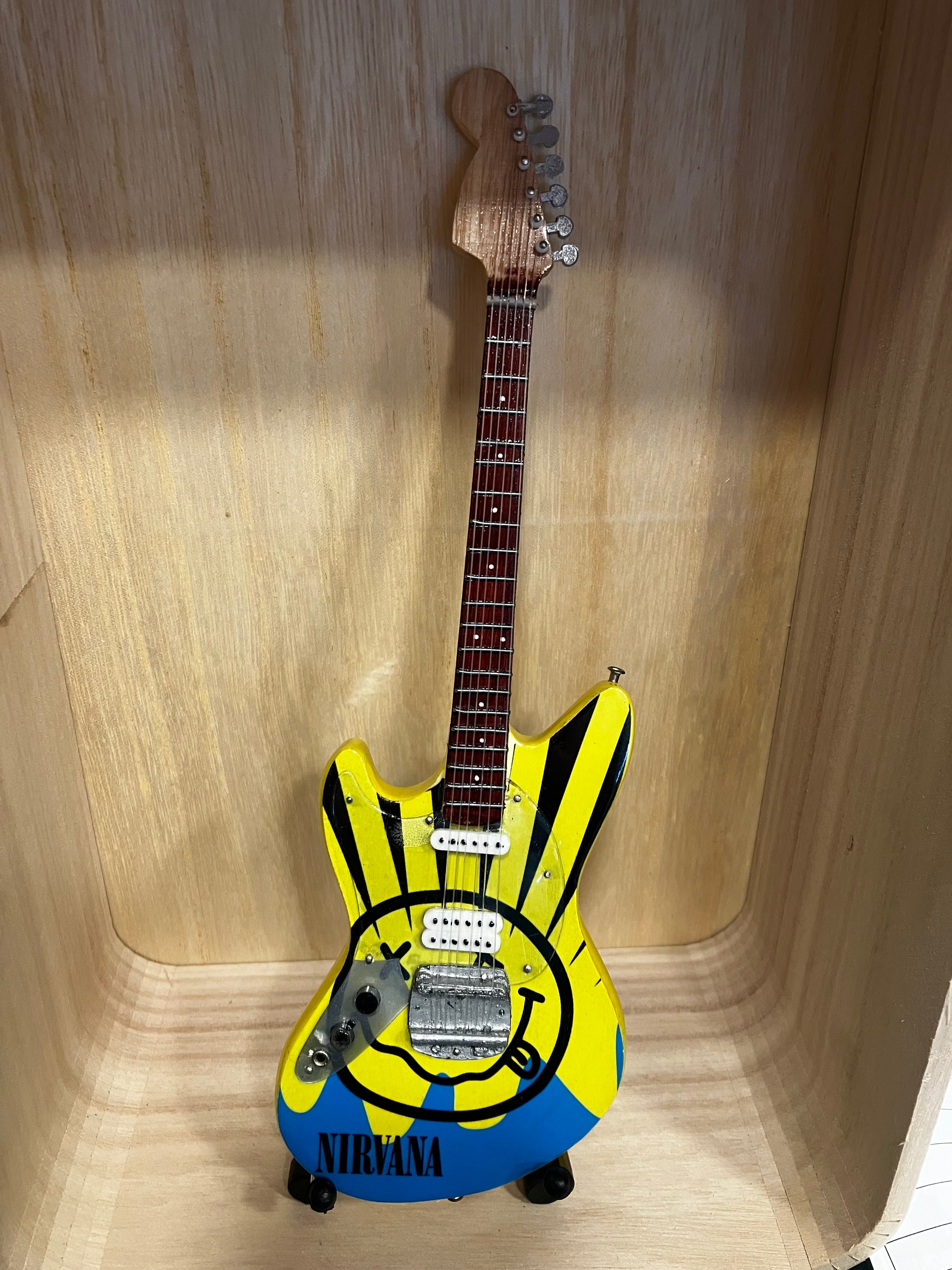 Handmade replica guitar with stand - choice of artist