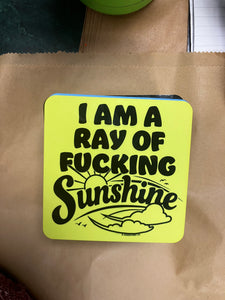 Funny / Rude Coaster - Choice of design