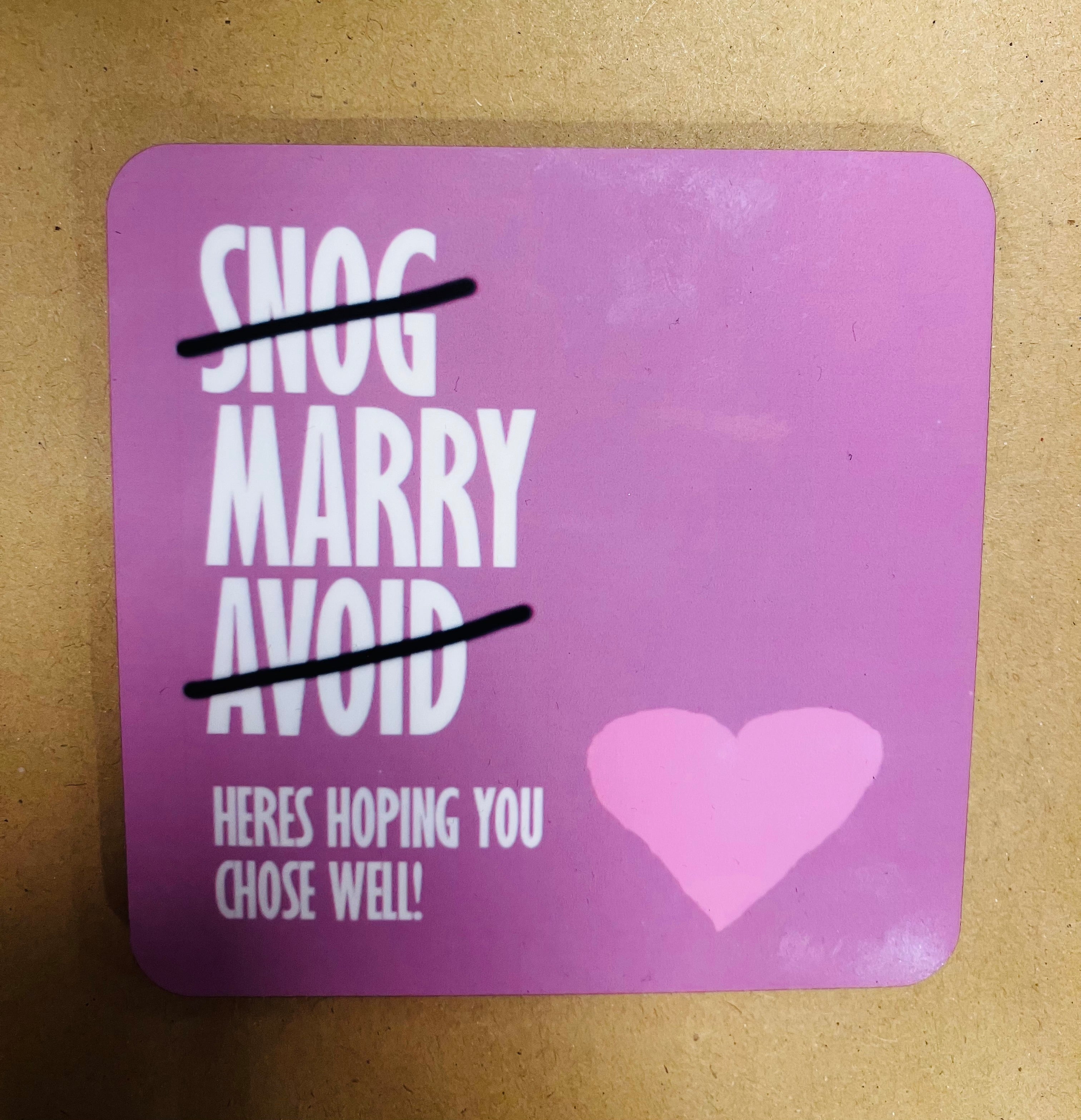 Funny / Rude Coaster - Choice of design