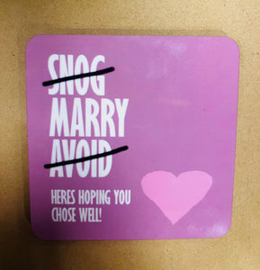 Funny / Rude Coaster - Choice of design