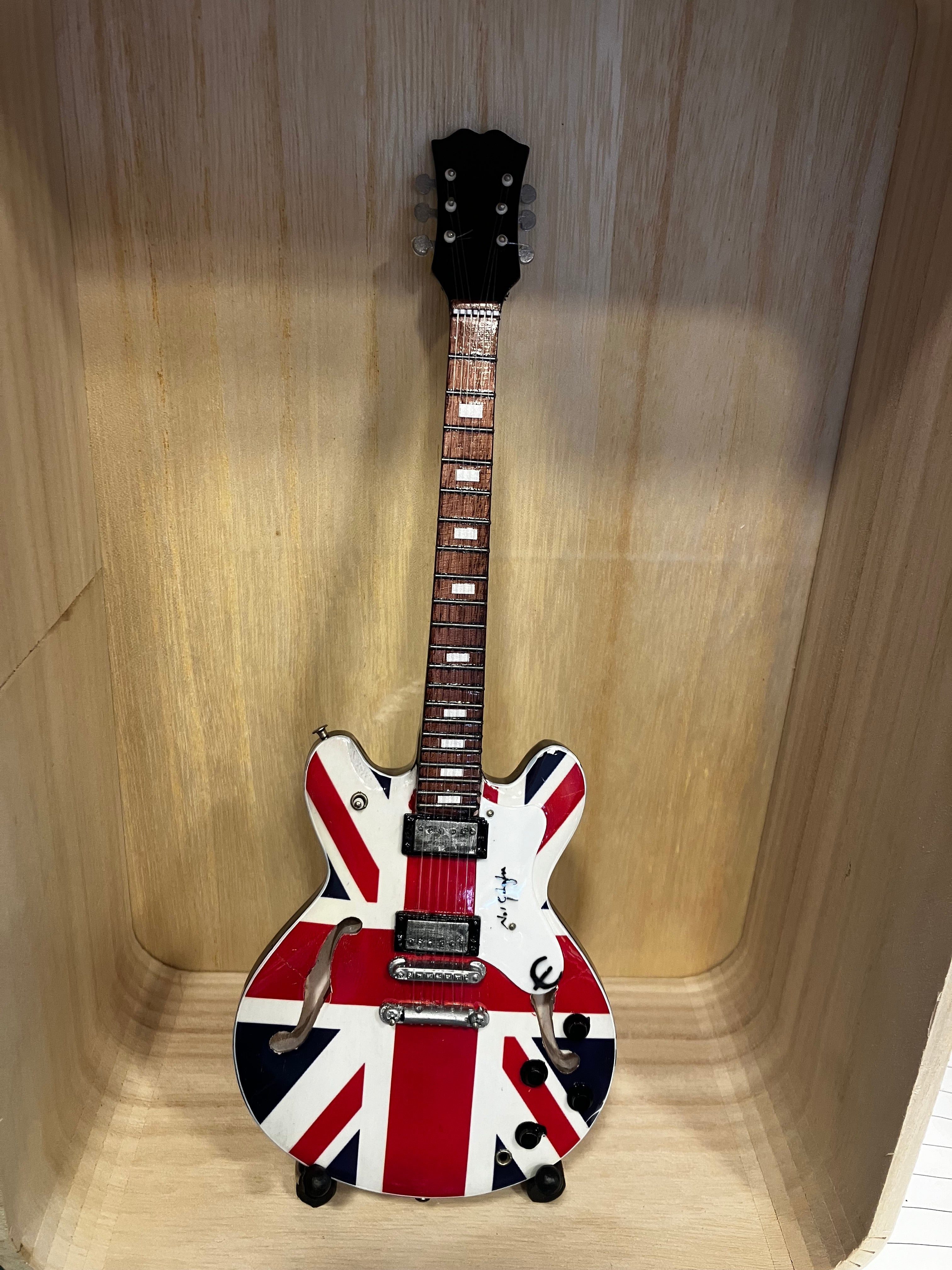 Handmade replica guitar with stand - choice of artist