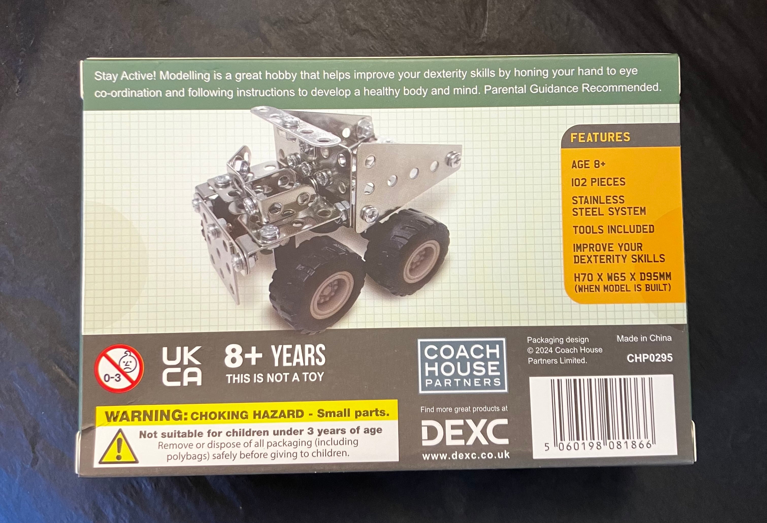 Metal Construction Mini Kits - Choice of 6 Vehicles