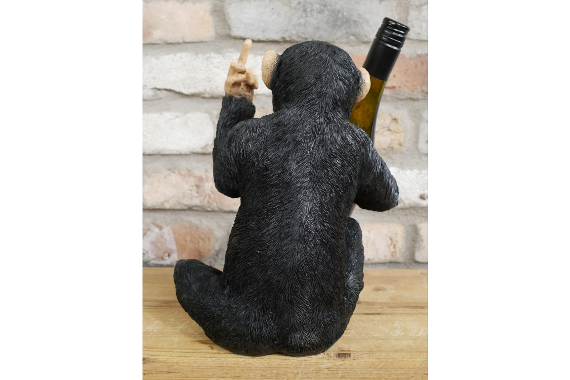 Up Yours Rude Monkey Wine Holder