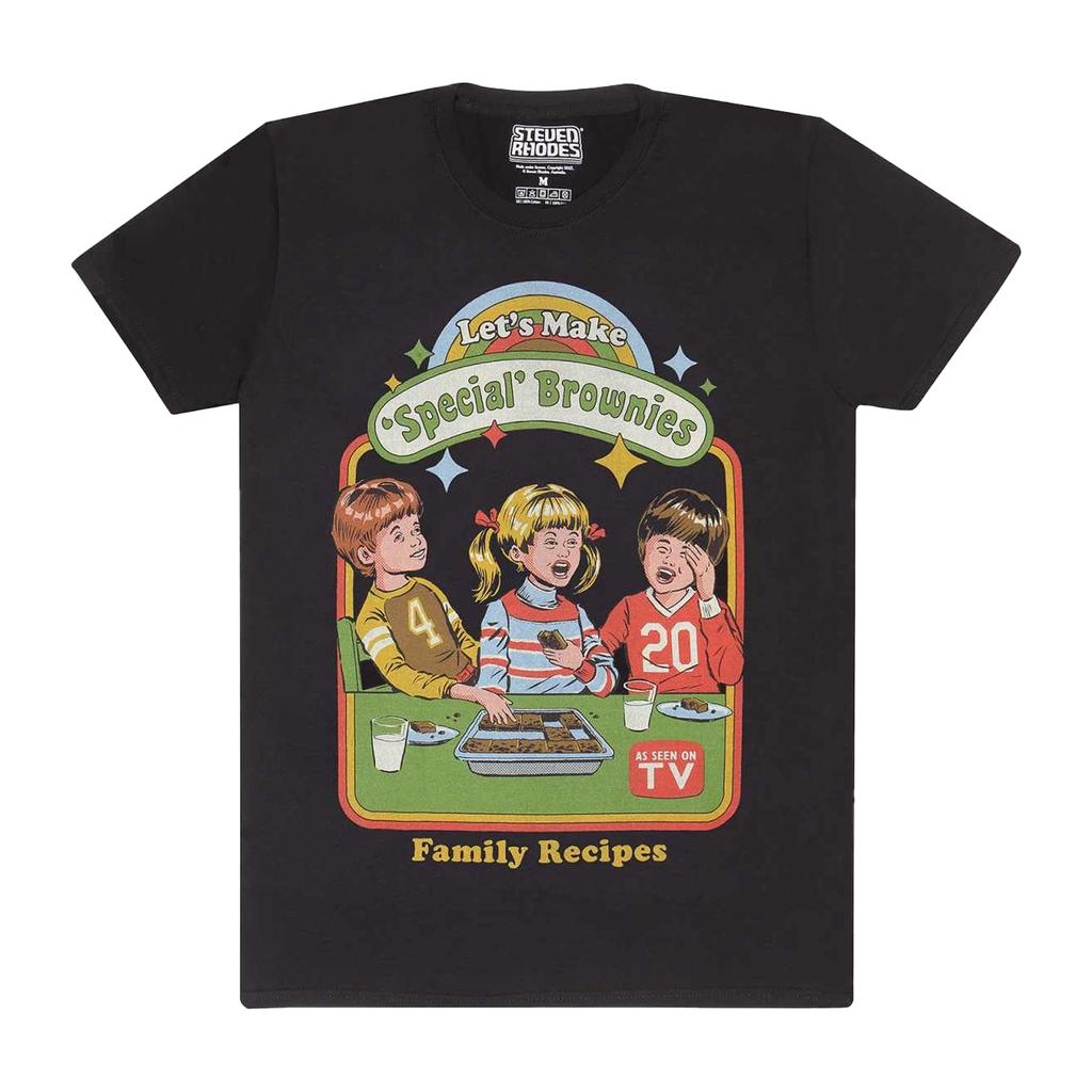 Steven Rhodes Official Cotton T Shirt - Lets Make Special Brownies