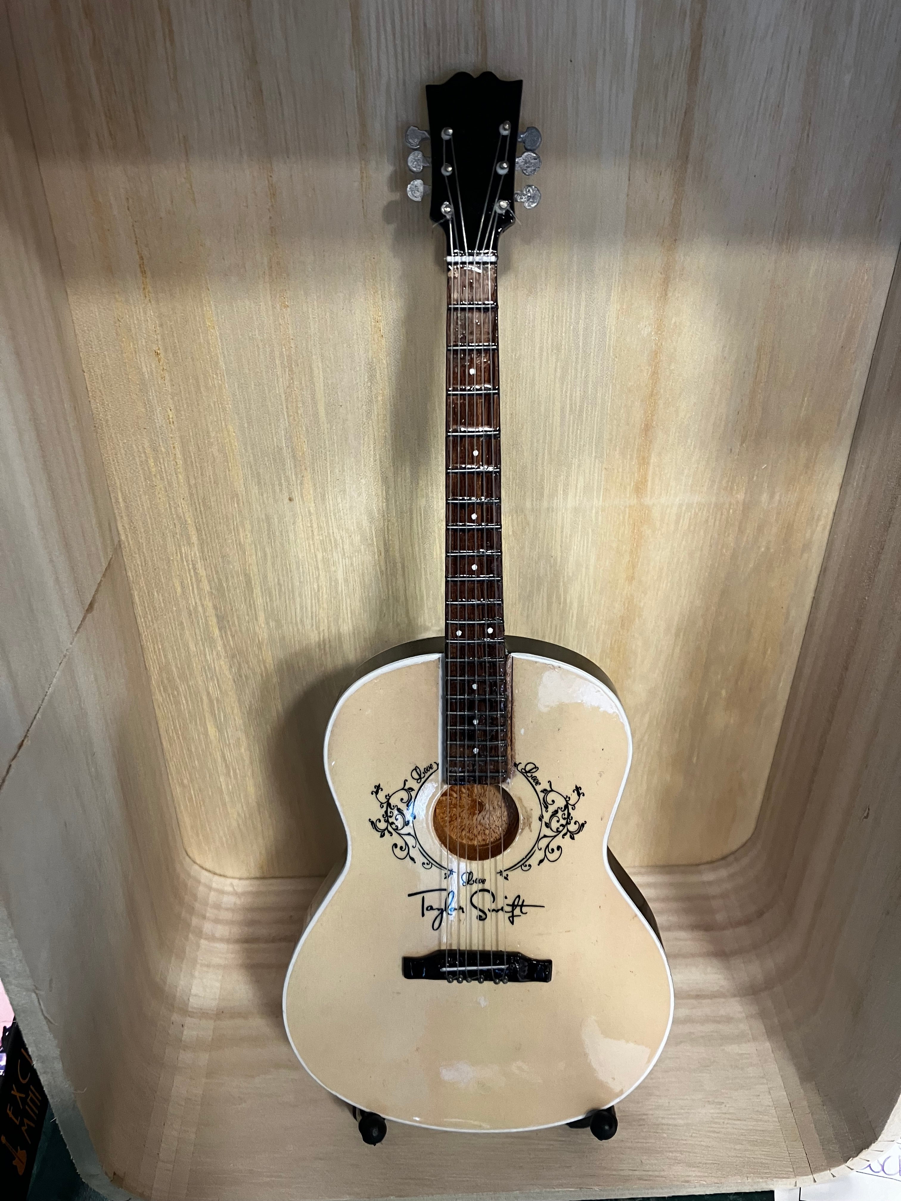 Handmade replica guitar with stand - choice of artist