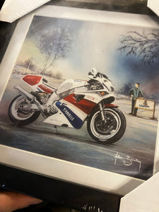 Yamaha FRZ Motorbike - Adam Barsby Art Picture