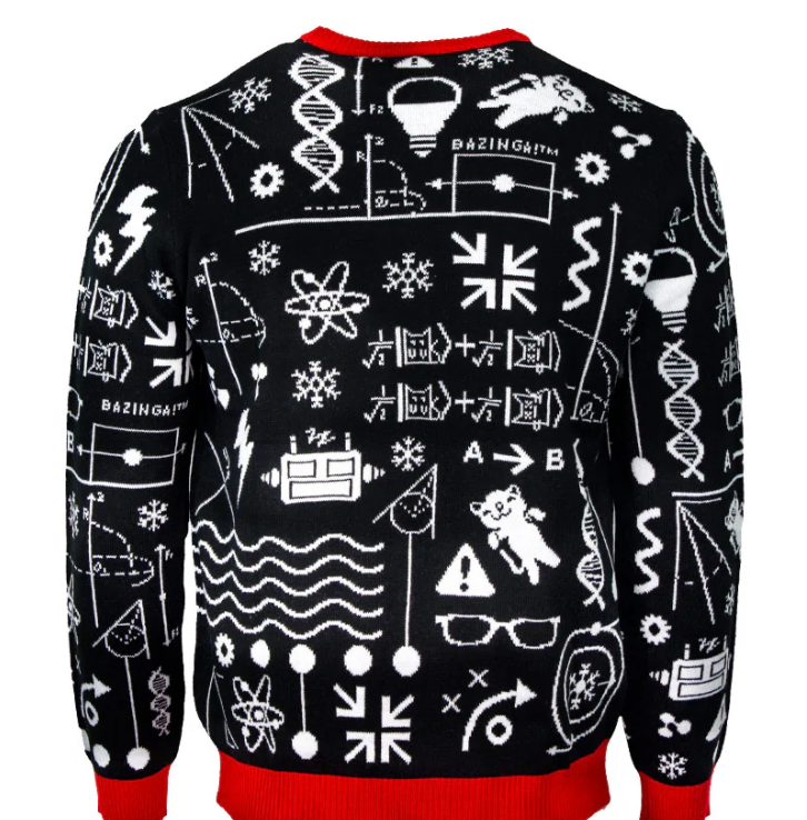 Official licenced Big Bang Theory Bazinga - Funny Ugly Christmas Jumper Sweater