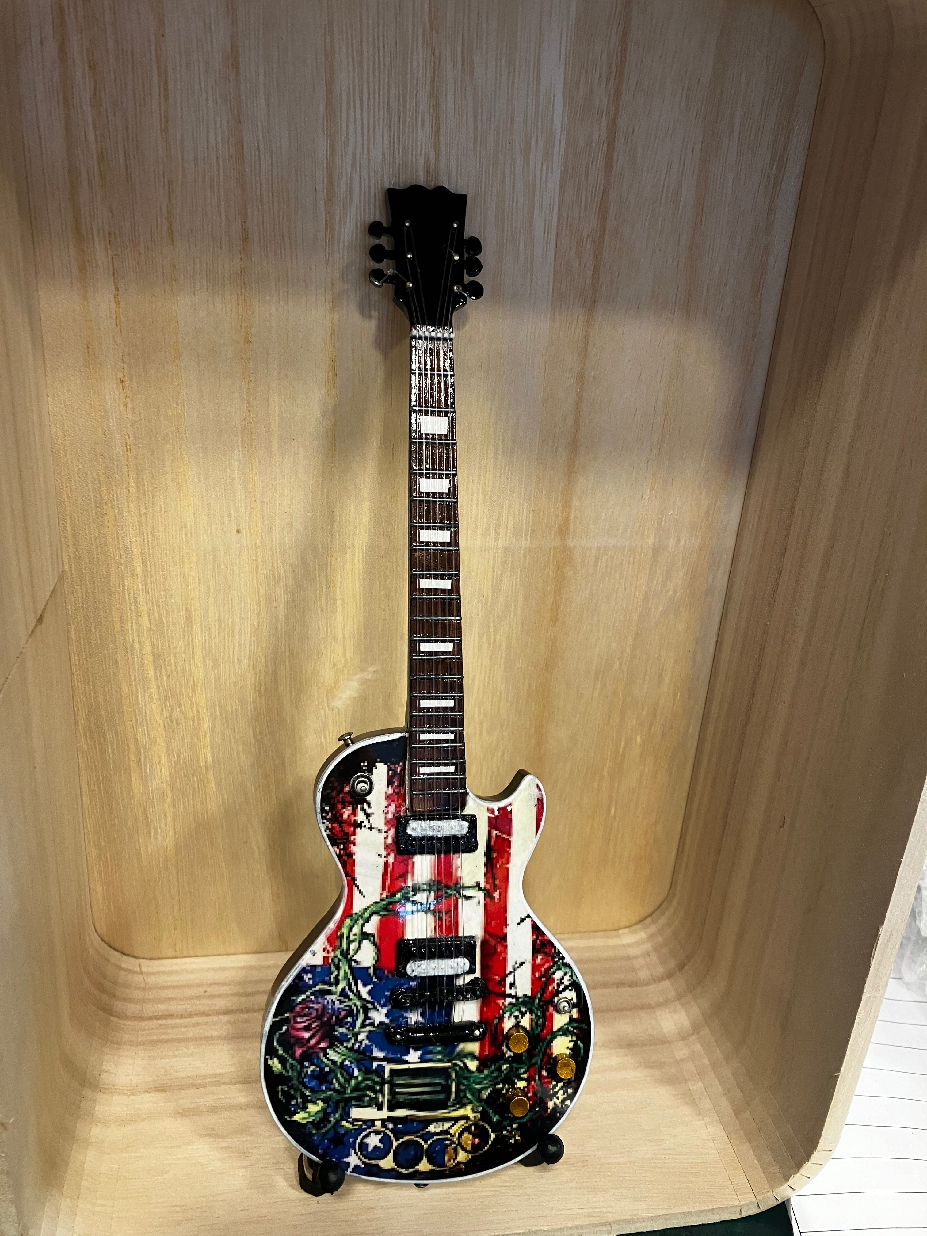 Handmade replica guitar with stand - choice of artist