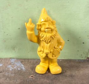 Naughty gnome swearing - medium - Choice of Colours