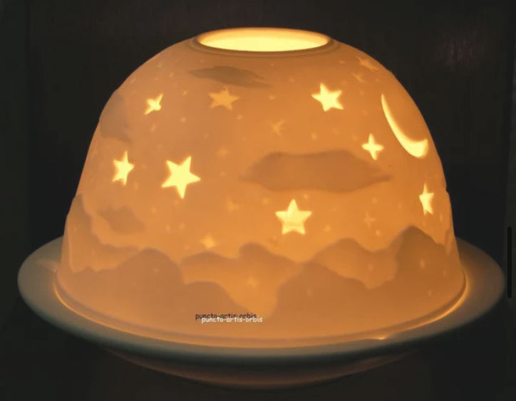 Decorative Tea light holder - Moon & Stars