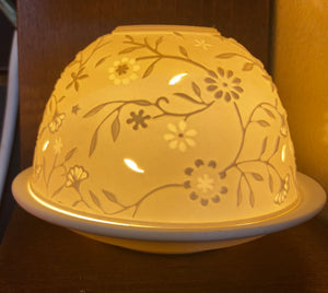 Decorative Tea light holder - flowers