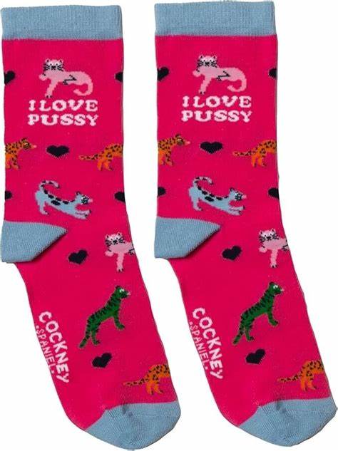 Women's Cockney Funny Socks - Choice of design