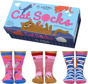 Cockney Spaniel Socks Funny / Rude Box Set - Size 4 - 8 - Choice of Designs