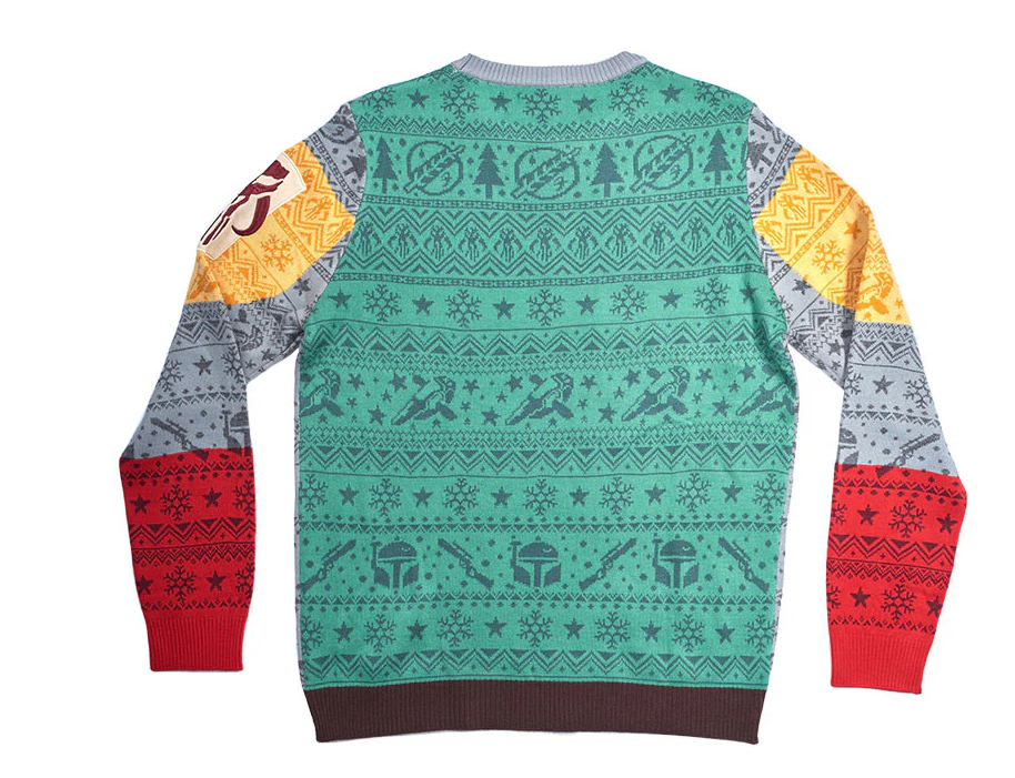 Official licenced Boba Fett Difuzed Star Wars - Funny Ugly Christmas Jumper Sweater