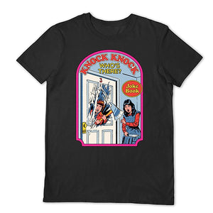 Steven Rhodes Official Cotton T Shirt - Knock Knock Shining Halloween