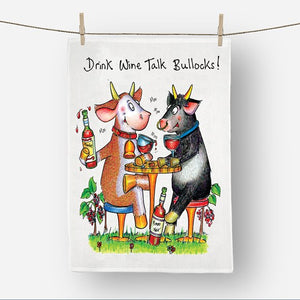 Funny Original Artwork Tea towel - choice of design