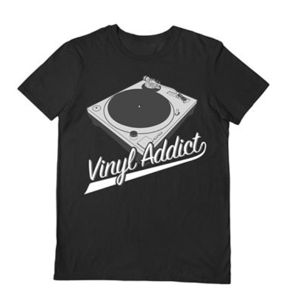 Vinyl Addict Cotton T Shirt