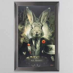 Mr Rabbit gentleman Sylvain Binet framed art